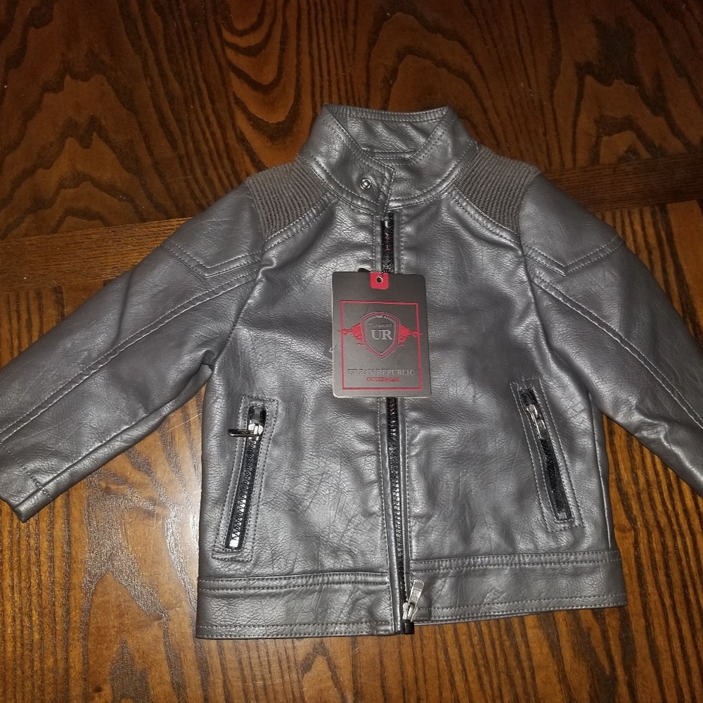 urban republic toddler leather moto jacket